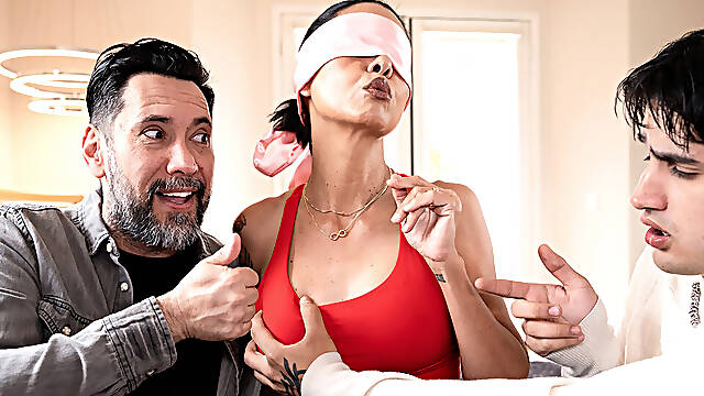 Stepmom Double Stuffed by Stepson and Stepdad