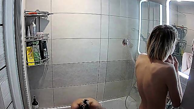 In the shower hidden cam