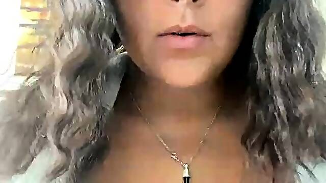 Hot blonde with big boobs solo