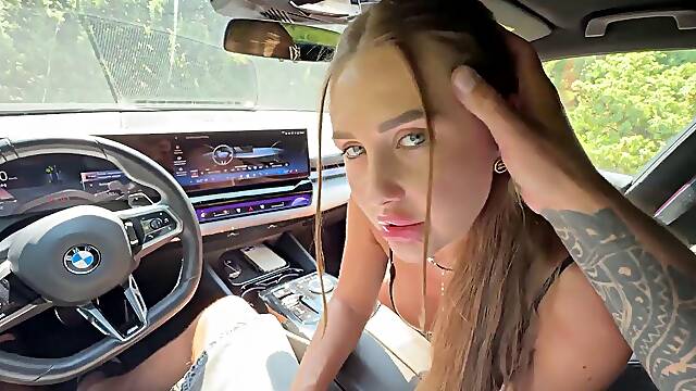 Big Cock Car Cumshot