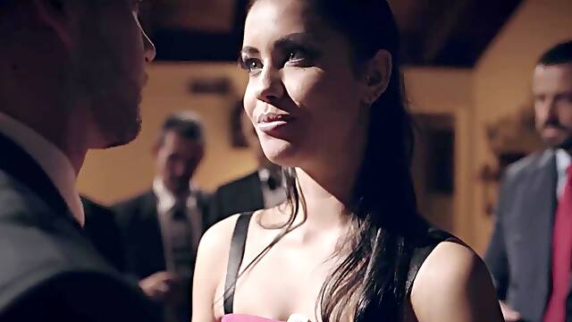 Businessmen want to watch her in action