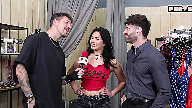 ASA AKIRA & ALEX KEKESI's Steamy Behind the Scenes Chat