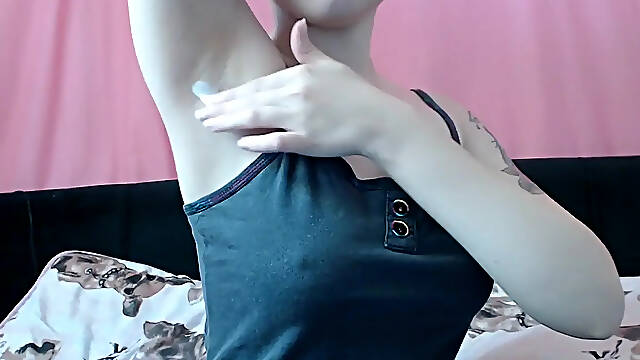 Armpits massage fetish