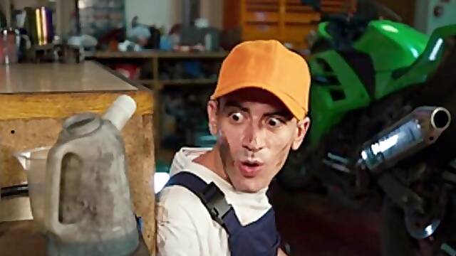 Brazzers: A Cap, Leather & Enhanced Big Tit Fantasy