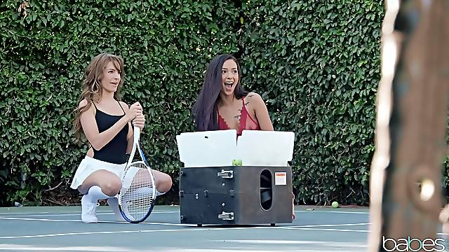 Kimmy Granger and Damon Dice having sex with one lucky guy