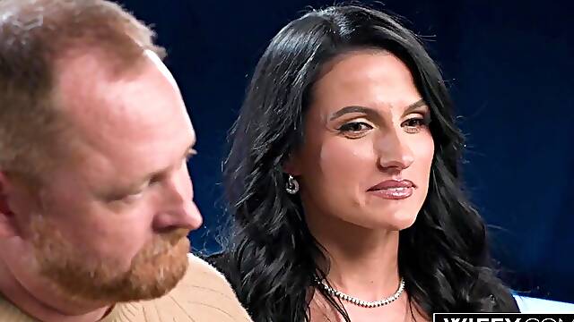 WIFEY Hotwife mother I'd like to fuck Real Wife Ridley Rides Christian's Knob Like A Pro