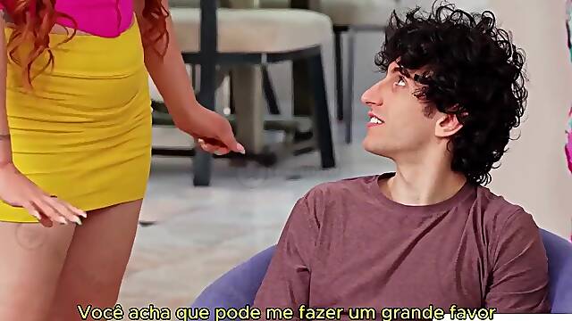 Stepmother nymphomaniac having sex with stepson SUBTITLED