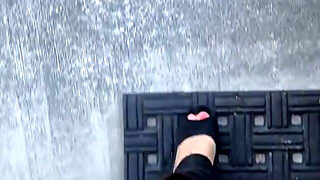 Dominatrix-bitch walking in heels ????????????????