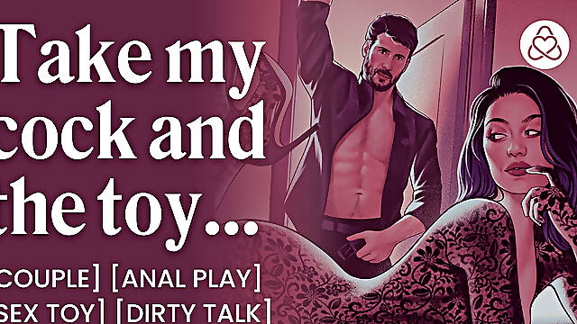 ASMR Audio Porn: Wife Lets You Fuck Both Holes - Anal Play, Dildo DP &amp; Dirty Talk - Erotic Audio Roleplay For Women