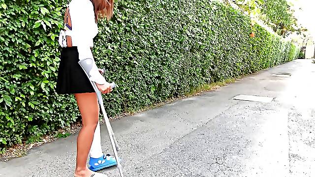 The car accident - short cast leg movie