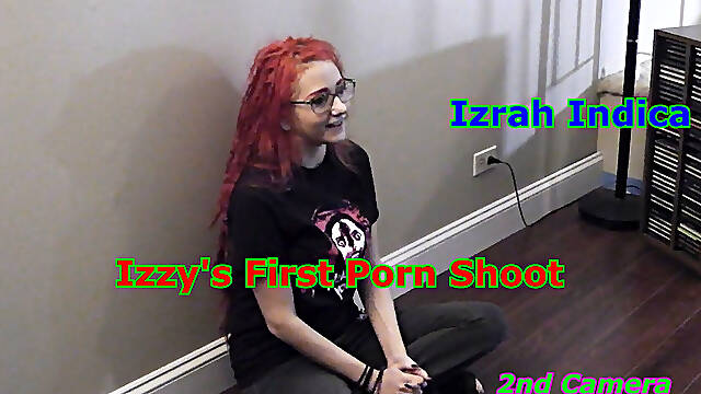 Izrah Indica - Izzy's First Porn Shoot 2nd Camera