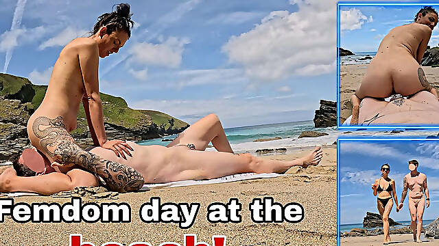 Femdom Day at the Beach