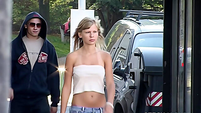 Czech Jacker 20 Topless Tease! - the Streets Just Got a Whole Lot Wilder